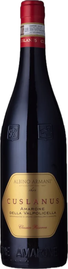Armani Amarone Riserva Cuslanus 2016